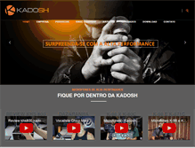 Tablet Screenshot of kadoshmusic.com.br